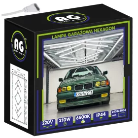   Berge Hexagon LED Garázsvilágító, 210W 2430x4850mm, 6500K
