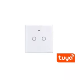   MasterLED Fehér üveg WIFI-s érintő villanykapcsoló (105+N)