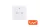 MasterLED Fehér üveg WIFI-s érintő villanykapcsoló (105+N)