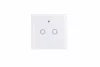 MasterLED Fehér üveg WIFI-s érintő villanykapcsoló (105+N)