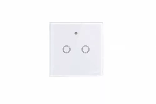 MasterLED Fehér üveg WIFI-s érintő villanykapcsoló (105+N)