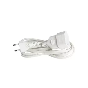   Földeletlen hálózati hosszabbító fehér 2Χ0.75mm 3m 10A 220-240V