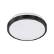 MasterLED Solen Ø330 mm kerek fekete mennyezeti lámpa E27 foglalattal