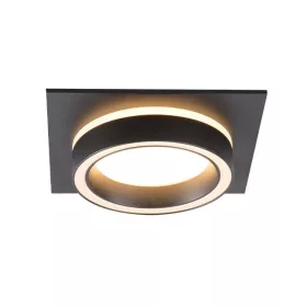   MasterLED kerek alakú fekete mennyezetlámpa GX53-es foglalattal