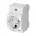 Földelt dugaljzat sínre szerelhető 16A 220-240V