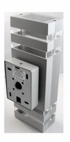 MasterLED INEZ Kerti oldalfalra helyezhető szürke lámpa