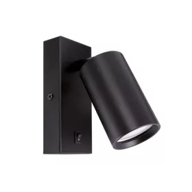   Strühm Daria WLL henger alakú fekete fali lámpa GU10-es foglalattal