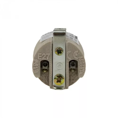 EcoLight E27-es foglalatú kerámia aljzat tartóval