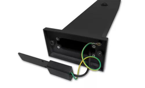 MasterLED Clark 12 W-os natúr fehér 50 cm magas fekete állólámpa mozgásérzékelős