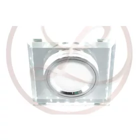   Strühm Stan Led négyzet alakú spot keret króm GU10-es foglalattal