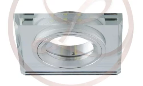 Strühm Stan Led négyzet alakú spot keret króm GU10-es foglalattal