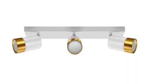 Strühm Puzon SPT GU10-es foglalatú 3-as fehér-arany mennyezeti lámpa