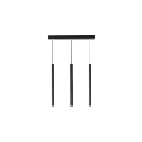   MasterLED Piero fekete színű függesztett mennyezeti lámpa 3xGU9-es foglalattal