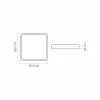 VIDEX-DOWNLIGHT-LED-DLSS-24W LED Felületre szerelhető Mennyezeti lámpa