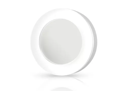 Videx Lena 15 W-os ø190 mm kerek natúr fehér fehér mennyezeti lámpa IP65-ös védettségű