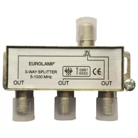 3-as TV antenna elosztó F csatlakozó