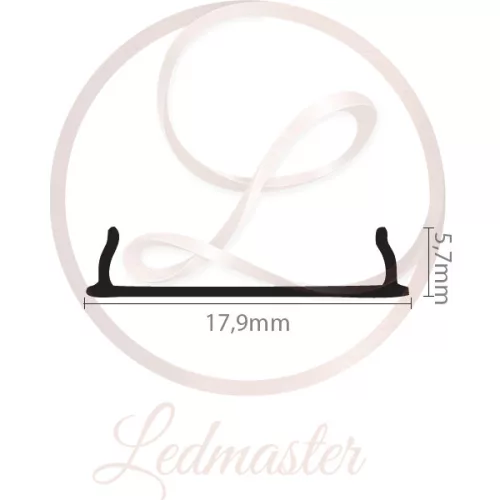 Ledprofiles Flexibilis aluprofil opál fedéllel 2 méteres szál