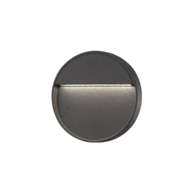   MasterLED Santiago 4 W-os sötétszürke kör alakú oldalfali lámpa