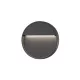 MasterLED Santiago 4 W-os sötétszürke kör alakú oldalfali lámpa