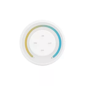   Mi Light falra szerelhető mágneses érintős fényerő szabályozó fehér színben (CCT)