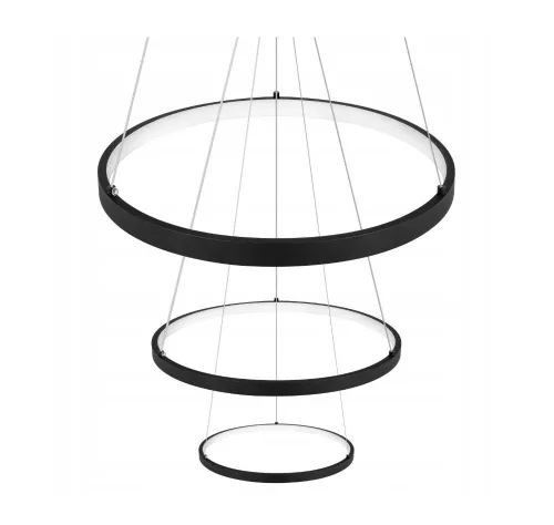 MasterLED Coma LED csillár 20/40/60cm 77W fekete