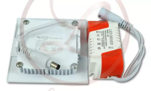 MasterLED Proma 6 W-os süllyesztett natúr fehér négyzet alakú LED-es mennyezetlámpa