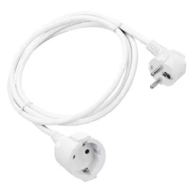   Földelt hálózati hosszabbító fehér 3Χ1.5mm7m 16A 220-240V