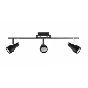   Strühm Kinga fekete/króm 3-as mennyezeti lámpa GU10-es foglalattal