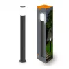 Videx kerek kerti 60 cm-es fekete színű állólámpa GU10-es foglalattal