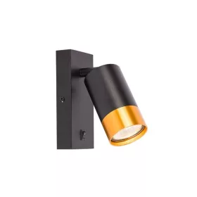   MasterLED Klemens arany/fekete fali lámpa GU10-es foglalattal