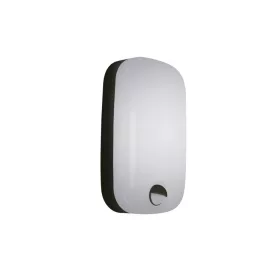  Strühm Abel 15 W-os fekete színű mennyezeti lámpa beépített mozgásérzékelővel   IP54-es védettségű