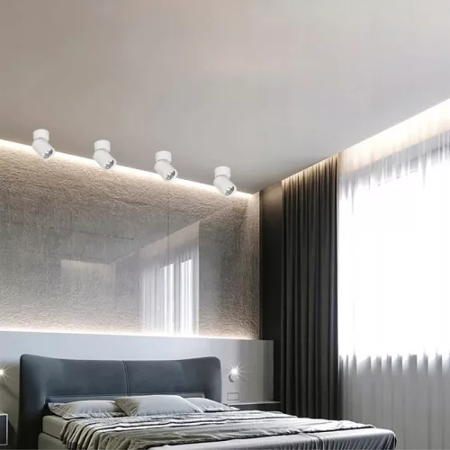 MasterLED Timo fehér mennyezeti lámpa keret GU10-es foglalattal