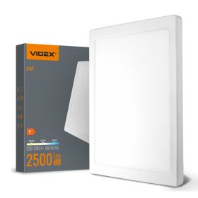 VIDEX DL6S 24W LED négyzet alakú lámpa 3000K-4000K-6500K