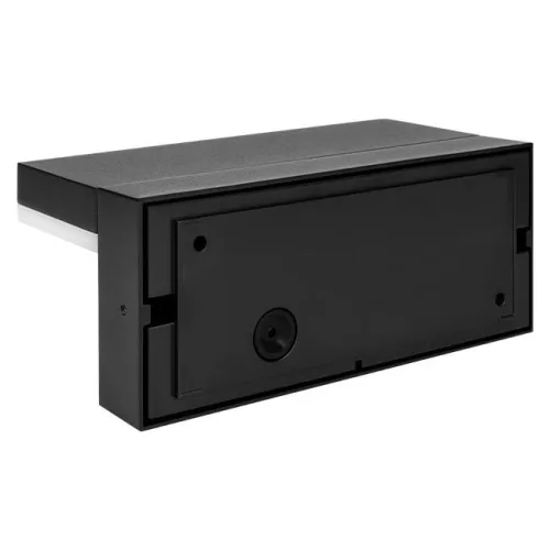 MasterLED Hestio 9W-os natúr fehér, fekete oldalfali lámpa mozgásérzékelővel