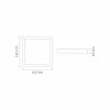VIDEX-DOWNLIGHT-LED-DLSS-12W LED Felületre szerelhető Mennyezeti lámpa