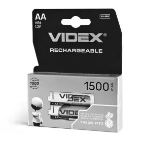   Videx HR6/AA 1500mAh újratölthető akkumlátor (darabár, min. rendelhető mennyiség 2 db)