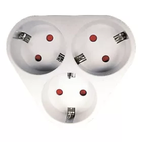 Földelt hálózati 3-as dugaljzat 16A 220-240V