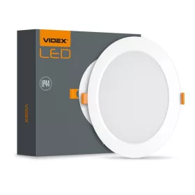   Videx 24 W-os süllyesztett natúr fehér kör alakú LED-es mennyezetlámpa