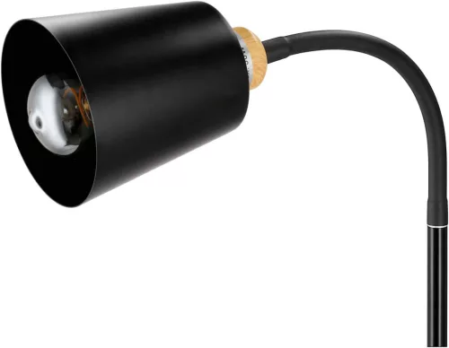 Berge Vienna fa/fekete színű állólámpa állítható magassággal 120-150 cm E27-es foglalattal