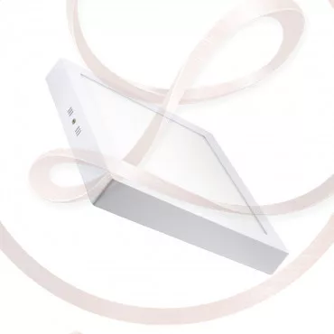 MasterLED Proma 18 W-os falon kívüli meleg fehér négyzet alakú LED-es mennyezetlámpa