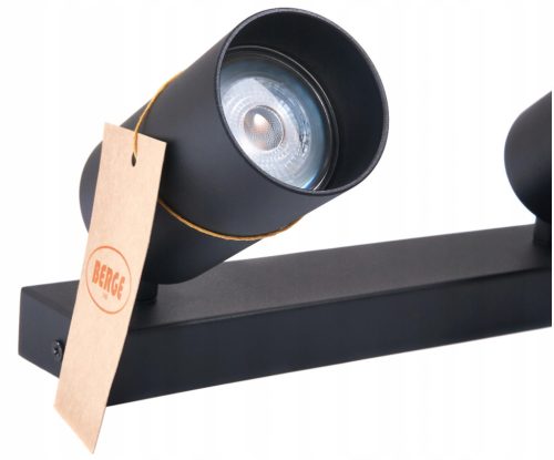 Berge GU10 lámpa VIKI-L 10 spotlámpa fekete