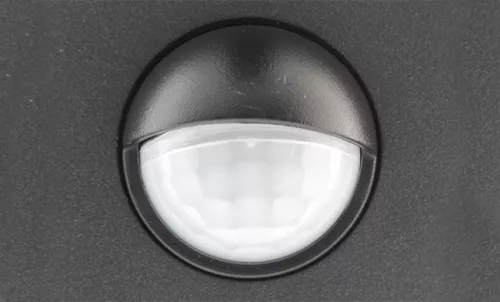 MasterLED Rhino mozgatható fekete oldalfali lámpa GU10-es foglalattal mozgásérzékelős