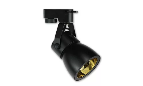 MasterLED Goldi fekete1 fázisú sínre szerehető lámpa keret GU10-es foglalattal