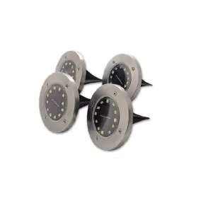   MasterLED Földbe szúrható 1 W-os kerek napelemes lámpa 12 SMD