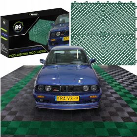   Moduláris garázspadló  polipropilén (PP) 40x40x1,8cm - zöld