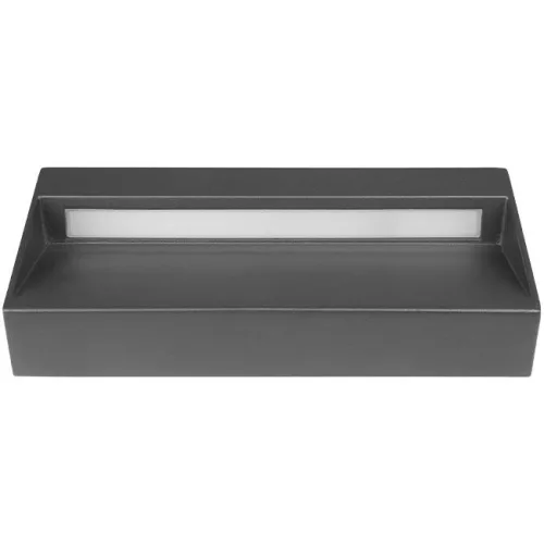 MasterLED Santiago 6 W-os sötétszürke téglalap alakú oldalfali lámpa