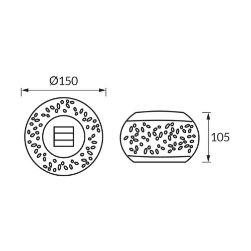 Strühm Herbi bézs színű napelemes LED lámpa  IP44-ös védettséggel