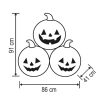 Home KD 90 T felfújható halloween tökrakás, LED világítással, beépített ventilátor, kül- és beltéri kivitel