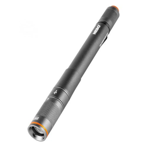 NEBO NEB-POC-0008-G Columbo 250 Flex zseblámpa, 250 lm - 30 lm, Flex Power, 3 üzemmód, 4x zoom, IP67, 750 mAh